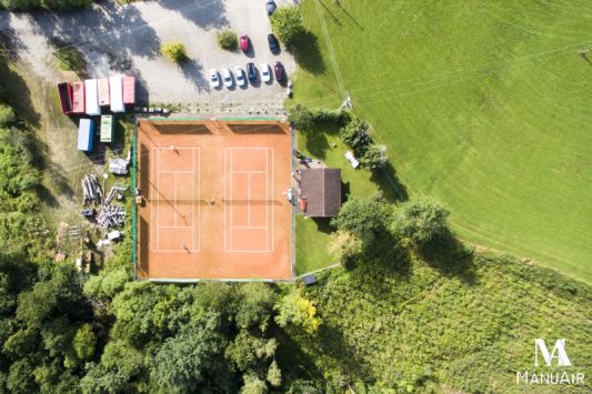 Luftaufnahme Tennisplatz Schachen